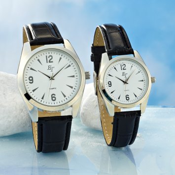 Lot de montres elle et lui classique EUROtops.fr