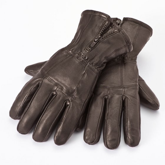 Gants pour hommes avec doublure en cuir nappa d'agneau - %%.