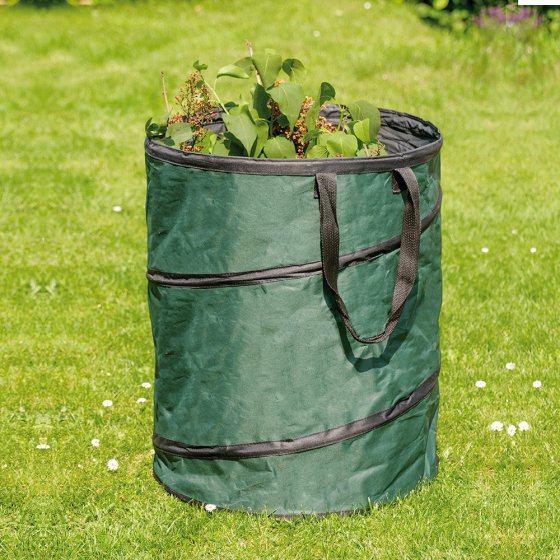 Sac à jardin pliable,Poubelle jardin camping - Sac jardin poubelle pliable  portable 20L avec fermeture éclair pour camping, extérieur, jardin, pelouse