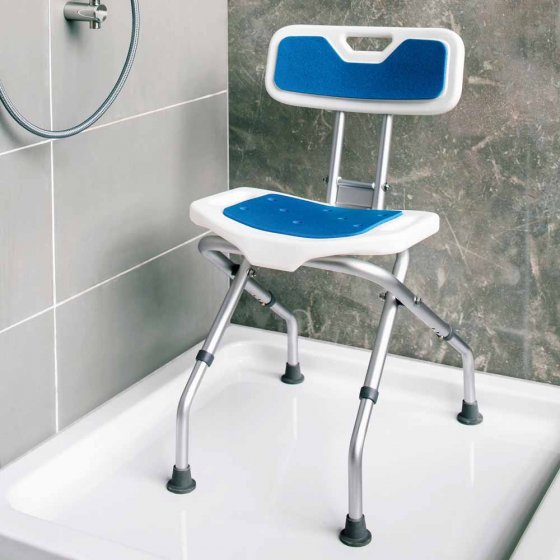 Chaise de douche pliante 