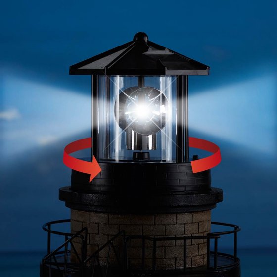 Lampe phare marin : reproduction du phare Ar Men de l'Ile de Sein
