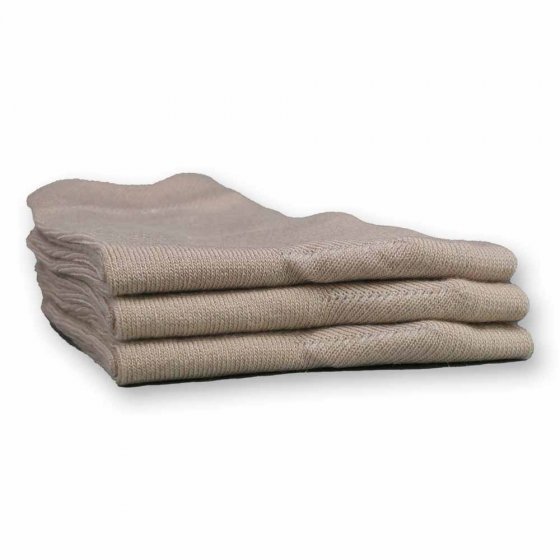 Chaussettes bambou Lot de 3  47 | Beige