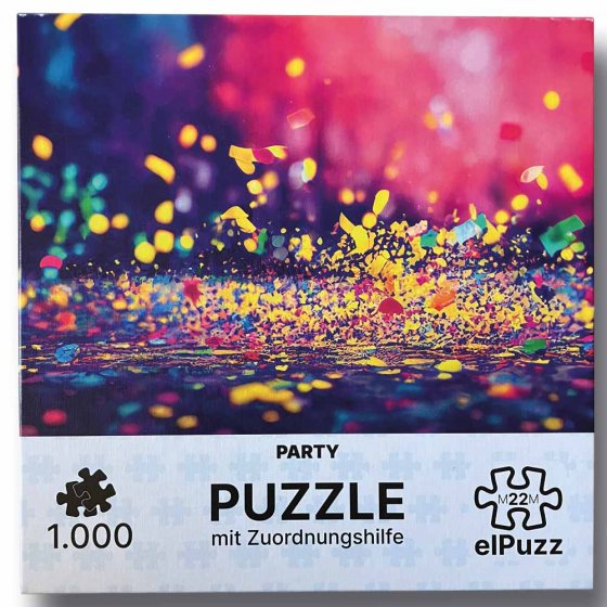 Puzzle « La fête » avec marquage au dos 