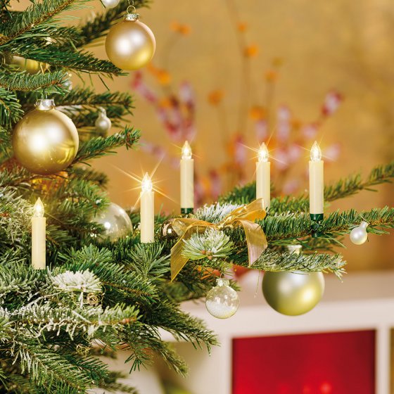La guirlande de Noël de 50 bougies pour décoration de sapin de