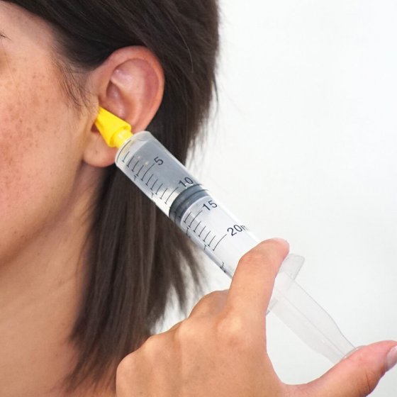 Seringue de nettoyage d'oreille de PVC de catégorie médicale, boule de  seringue de retrait de cire d'oreille